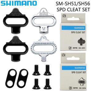 Shimano SPD SM SH56 Stollen MTB 자전거 릴리스 멀티 페달 w/Cleat Mutter Platten Float berg Paar CLEAT