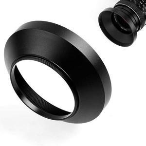 카메라 메탈 렌즈 후드 와이드 앵글 스크류 인 마운트 52mm 55mm 58mm 62mm 67 72 77mm, 캐논 니콘용, 소니