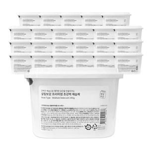 살림보감 프리미엄 초강력 제습제 24개 습기제거제 250g(유효제습량 520ml )