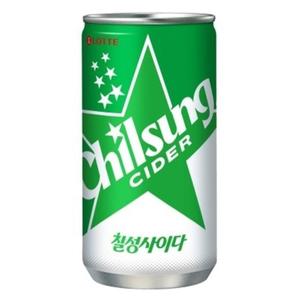 [롯데칠성음료] 칠성사이다 190ml 60캔