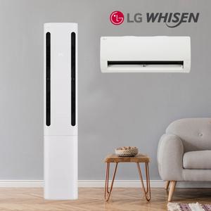 LG 휘센 쿨 인버터 2in1 투인원 17+6평 에어컨 가정용 FQ17FC1EC2 실외기포함