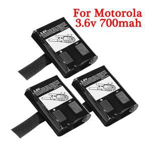 모토로라 워키 토키 배터리 3.6V 700mAh Ni-MH 53617 FV300 KEBT-086-B MH230R SX500 용 3 개대