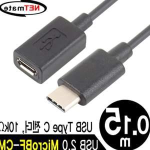 자재 넷메이트 USB2.0 Micro 5핀F-CM 케이블 부품