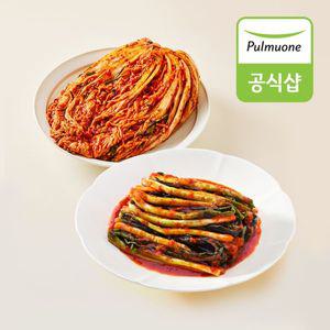 [보리보리/풀무원]풀무원 사계절 아삭 포기김치 4kg+파김치 2kg