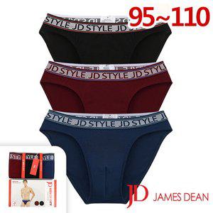 TR스판 아웃밴드 브리프 삼각팬티3종(JHMPV011)95-110