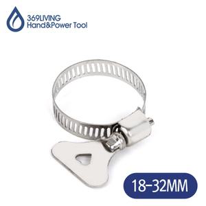 스테인레스 나비밴드 호스밴드 호스반도 18-32mm