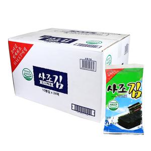 사조 도시락김 한박스 (1.8gX10봉X24ea) /업소용 조미김