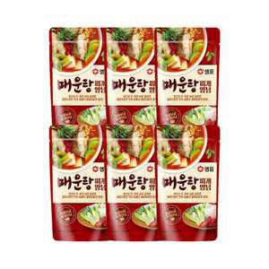 샘표 매운탕찌개 양념 140g, 6개