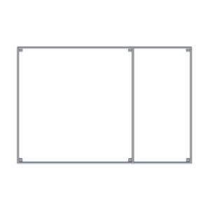 골프연습장 타석매트 고정용 사각스텐몰딩 테두리 100X150cm 기구 초보용 스윙 자세