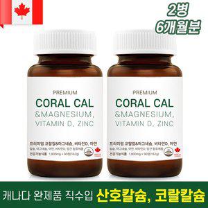 [기타]캐나다 6개월분 칼슘 마그네슘 비타민D 아연 코랄칼슘 칼막디 1+1