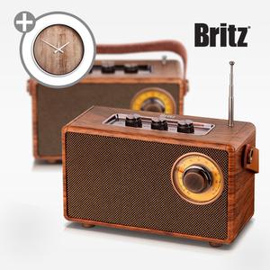브리츠 BA-MK5 휴대용 무선 블루투스 라디오 스피커 USB재생 효도 미니 소형 FM 라디오