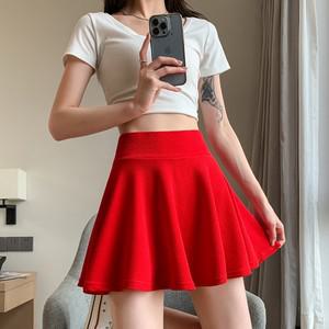 KJP 댄스복 응원복 미니 A라인 속바지 치마 밴딩 스커트