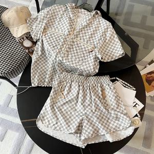 [모찌아울렛] 데일리 캐쥬얼 체크 아노락 투피스