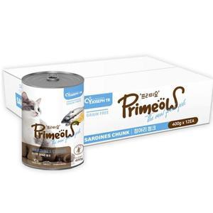 [OFM853O2]프리미요 고양이 캔 통조림 400g 12p
