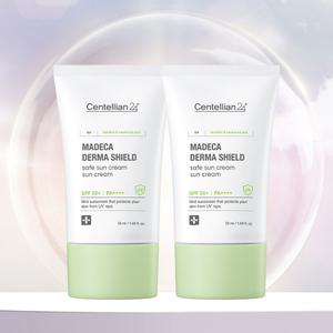 [본사직영] 저자극/온가족용 마데카 더마쉴드 선크림 50ml 2개