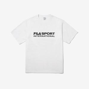 [FILA] 면혼방 F.S.I 빅로고 반팔티 (FS2RSG2132X_OWH)