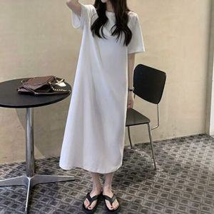 롱원피스 반팔  라운드넥 데일리룩 기