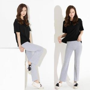 [XBF0I2O0]여성 레깅스팬츠 허리밴딩 부츠컷 편한바지