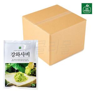 이엔푸드 강와사비 분말 200g 40개