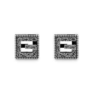 [구찌 GUCCI] YBE552765001 남성 G 커프링크스 남성 커프스 그레이