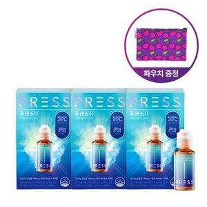 마그코어 3박스 + 체리 파우치  활력충전 액상 마그네슘 종합 비타민 마그네슘 직장인 수험생 부모님)