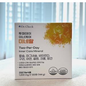 닥터체크 투퍼데이 칼슘마그네슘 120정 이너케어