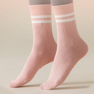아이데이 여성용 요가 필라테스 논슬립 미끄럼 방지 여자 여성 스포츠 양말 홈트 롱 장목 삭스 (6컬러)