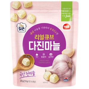 해표 리얼큐브 다진마늘 23g x 1개 / 조미료 양념