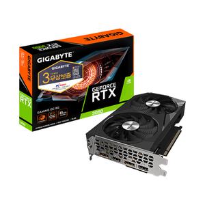 GIGABYTE 지포스 RTX 3060 GAMING OC V2 D6 8GB 피씨디렉트 그래픽카드