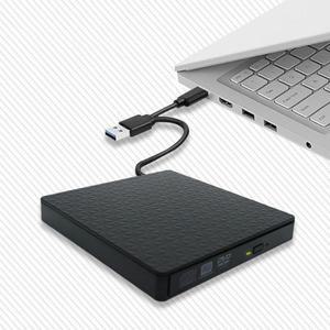 광학 드라이브 외장 케이스 USB C타입 DVD CDROM 플레이어 인클로저 윈도우 맥 OS 리눅스용 컴퓨터 부품 없