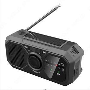 크랭크 라디오 재난 피난 등산 레져  DR366 야외 비상 IPX4 AM/FM 날씨 디나모 핸드 SOS 토치 보조배터리
