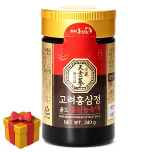 고려 홍삼정 골드 6년근 홍삼 진액 농축액 액기스 100% 240g