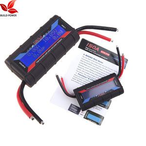 빌드 전력 전류 분석기 150A RC 고정밀 및 와트 미터 백라이트 LCD 포함