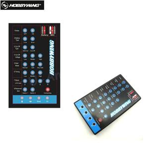 HOBBYWING 프로그램 카드 LED 블랙 스카이워커 플라이펀 펜티엄 ESC 헬리콥터 20A 30A 40A 60A 80A