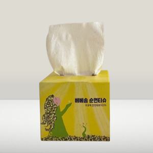 베베솜 순면 콧물티슈 비건 무표백 비염 손입 건티슈 300매