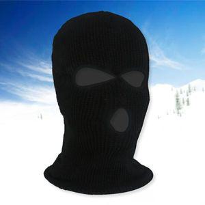 키밍 겨울 복면 가면 니트 모자 마스크 블랙 방한모자