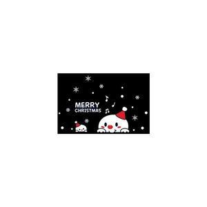 [KGPQT0TK_4B]유리창 스티커 빼꼼 크리스마스 눈사람 1