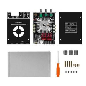 다크로 ZK-1602T 블루투스 앰프 보드, 160W+160W 2.0 채널 고음 및 저음 제어, DC 15-36V, AUX 입력, 가정용 DIY 무선 스피커용 오디오 비밀번호 없음