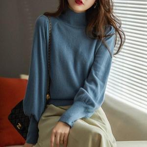 [BZJLMTZM_51IB]여자 봄가을 트렌드 터틀 니트티 데일리 소
