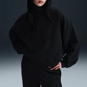 나이키. 24.7 임파서블리소프트 여성 드라이 핏 오버사이즈 하프집 탑 HQ8189-010