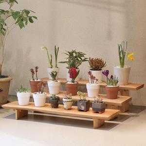 선반 최적화된 화분 인테리어 자연친 원목 상품명 90cm 선반 진열대 우드 90cm 화분