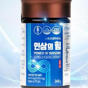 인삼의힘 240g KGS대동고려삼 환 분말 건강보조식품 건강즙 야채즙