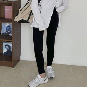[셀러허브 패션][JHPM6SR1_51IB]슬림핏 스판 9부 팬츠 블랙스키니 스판팬츠
