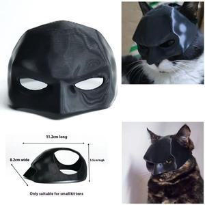 반려동물 고양이 배트맨 코스 마스크, 강아지 3D 인쇄 코스프레 의상, 헬멧 장난감, 할로윈 파티 모자, 애