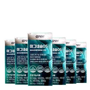 GNM자연의품격 마그네슘05 800mg x 120정,6개/qnc