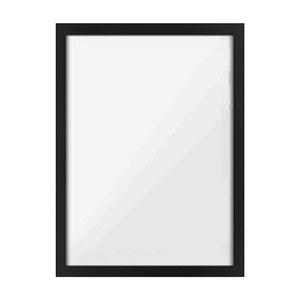 액자 28x38CM 자기 사진 프레임 다이아몬드 아트 PVC 블랙 그림 인증서 디스플레이 오피스 장식