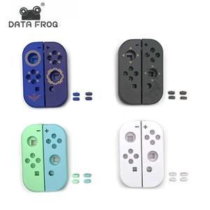 DATA FROG 교체 하우징 Joy-Con 쉘 케이스 세트 NS Joycon 교체 L R 버튼 세트용 Joy-Con 하우징 쉘