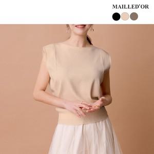 [홈쇼핑인기]실크블렌드 슬리브리스 보트넥 1종