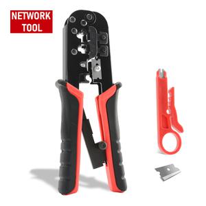 RJ45 탈피기 피복기 RJ11 압착기 이더넷 네트워크 LAN 케이블 커터 스트리퍼 플라이어 6P 8P RJ12 커넥터