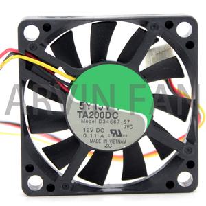 초박형 무소음 냉각 FAN TA200DC D34667-57 5cm 5010 50x50x10mm 50mm 12V 0.11A